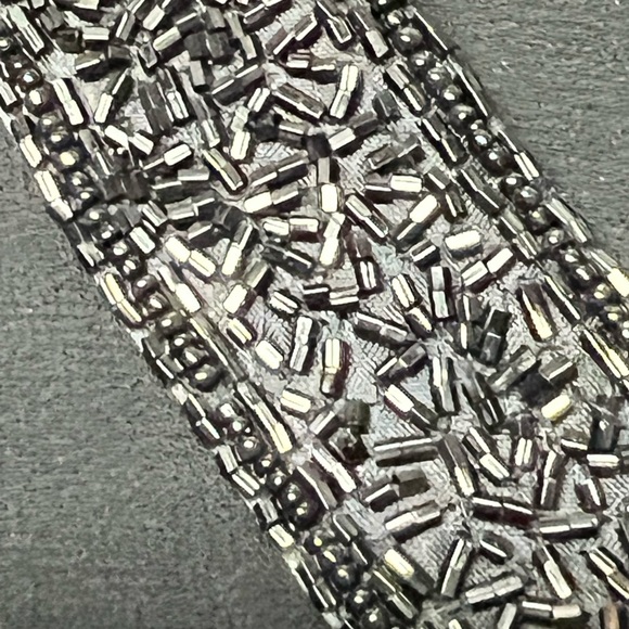 Vintage Julian Wilder black bead formal top size 20 - Picture 11 of 14